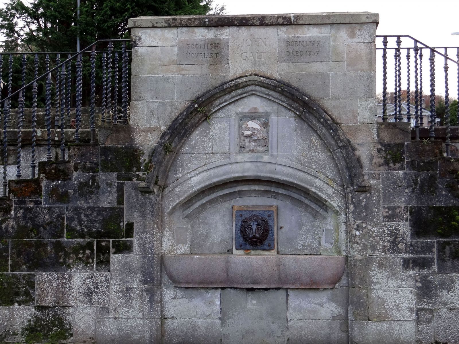 John Galt Fountain - Esplanade Greenock