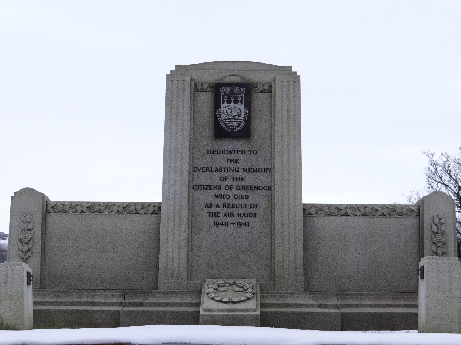Air Raid Victims Memorial, Greenock Cemetery