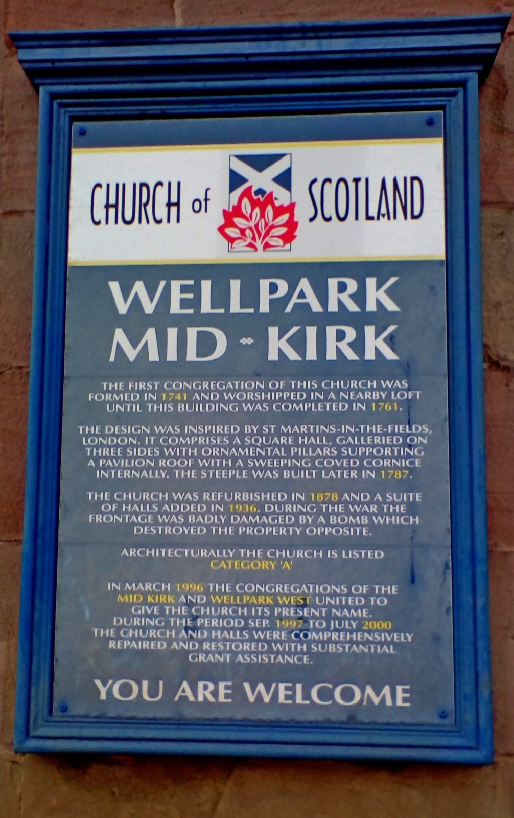Wellpark Mid-Kirk, Cathcart Sq. Greenock
