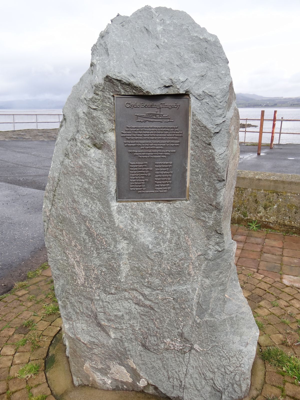 Clyde Boating Tradgedy – Coronation Park. Port Glasgow  14th Sept 1947 – 19 people died