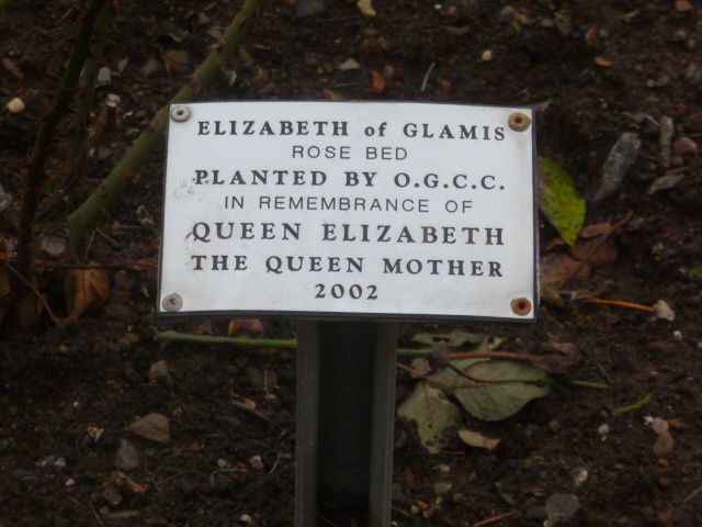 Gourock gardens Queen mum