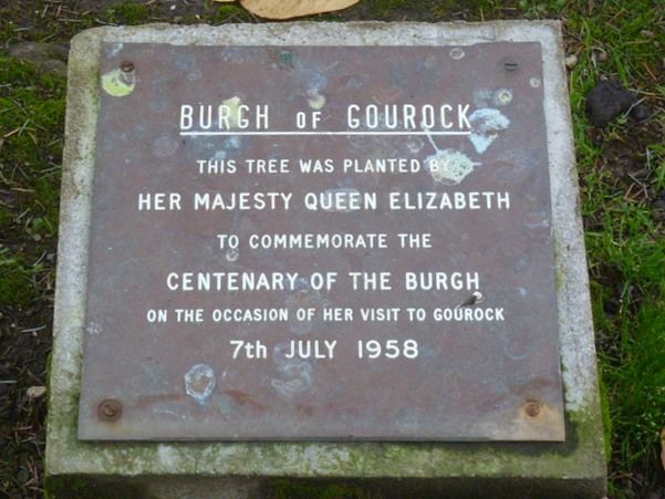 Gourock gardens Queen