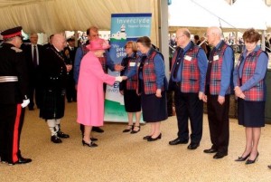 Meeting the Queen (image © Inverclyde Council)